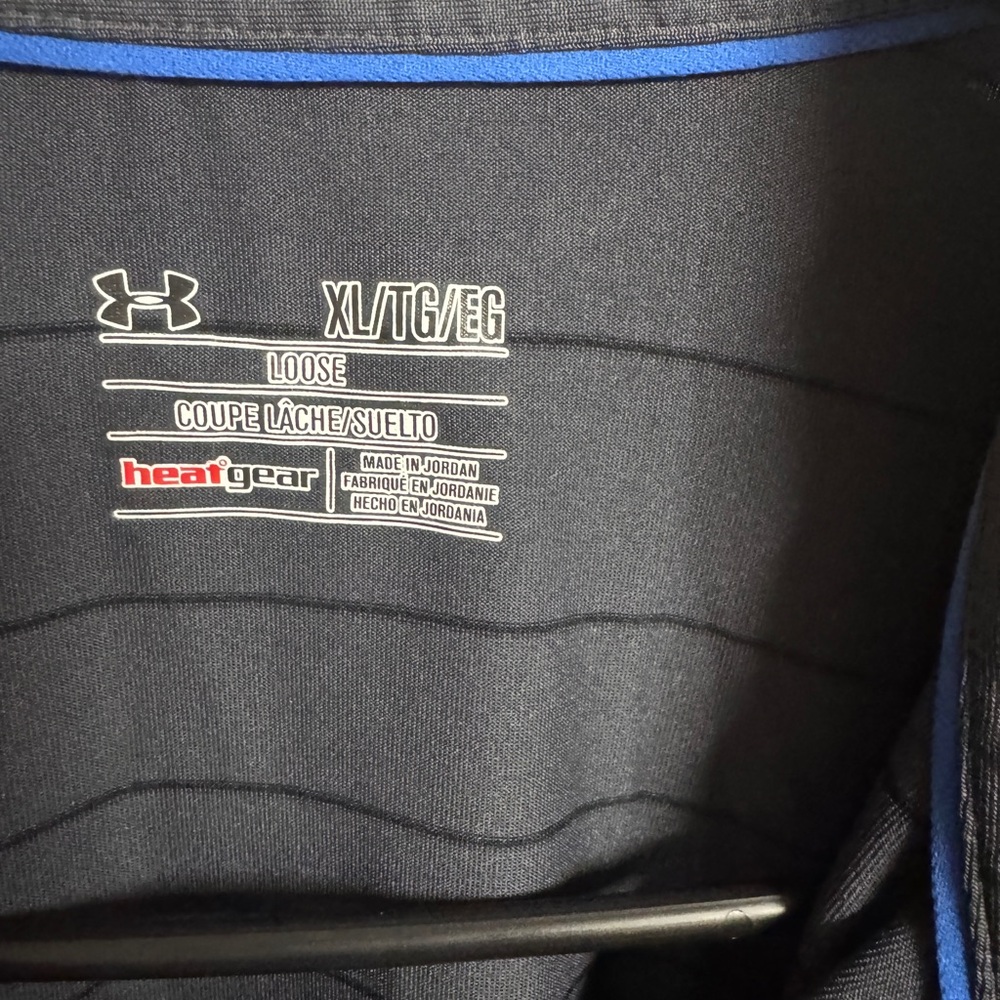 Under Armour Navy and Royal Blue Performance Shirt